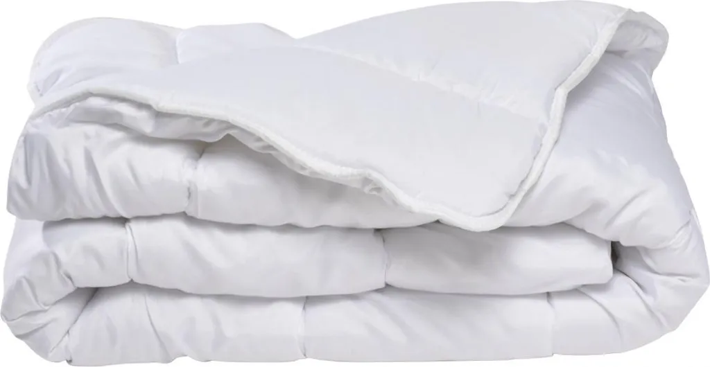 Couette Enfant 90x190 cm Tempérée pour Lit Caradou Bleu Câlin Moelleuse