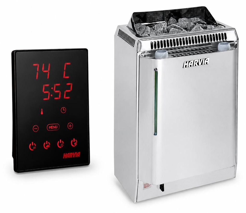 Zestaw grzejników do sauny Harvia Topclass Combi Kv80se + Zdjęcie produktu 