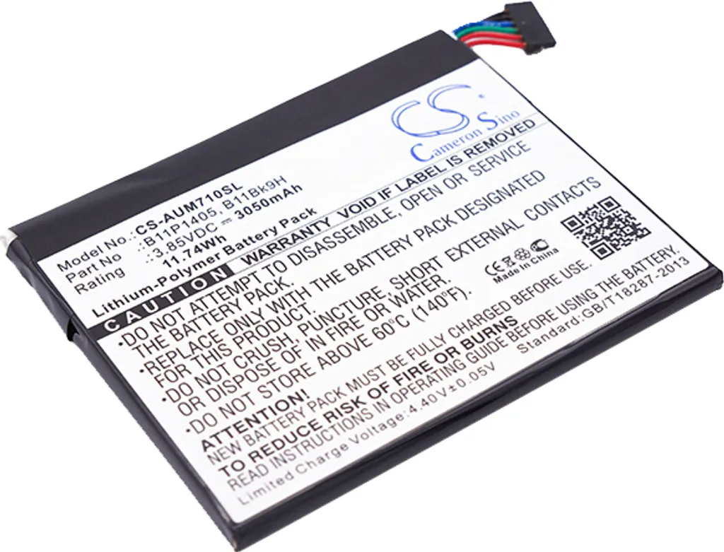 TECHTEK Batteria compatibile con [Asus] K01A, ME170CX, ME7000C, ME70CX, MeMO Pad 7 ME70CX sostituisce B11Bk9H, per B11P1405