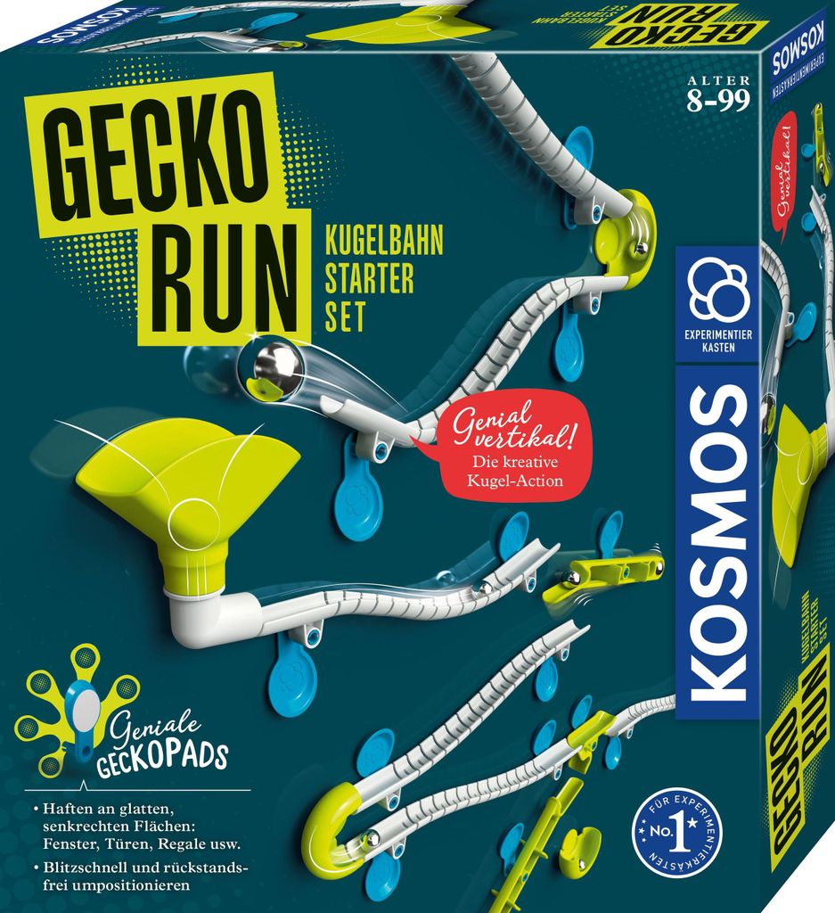 KOSMOS Gecko Run - Starter-Set, Kugelbahn, Kugel Bahn, Immagine del prodotto 