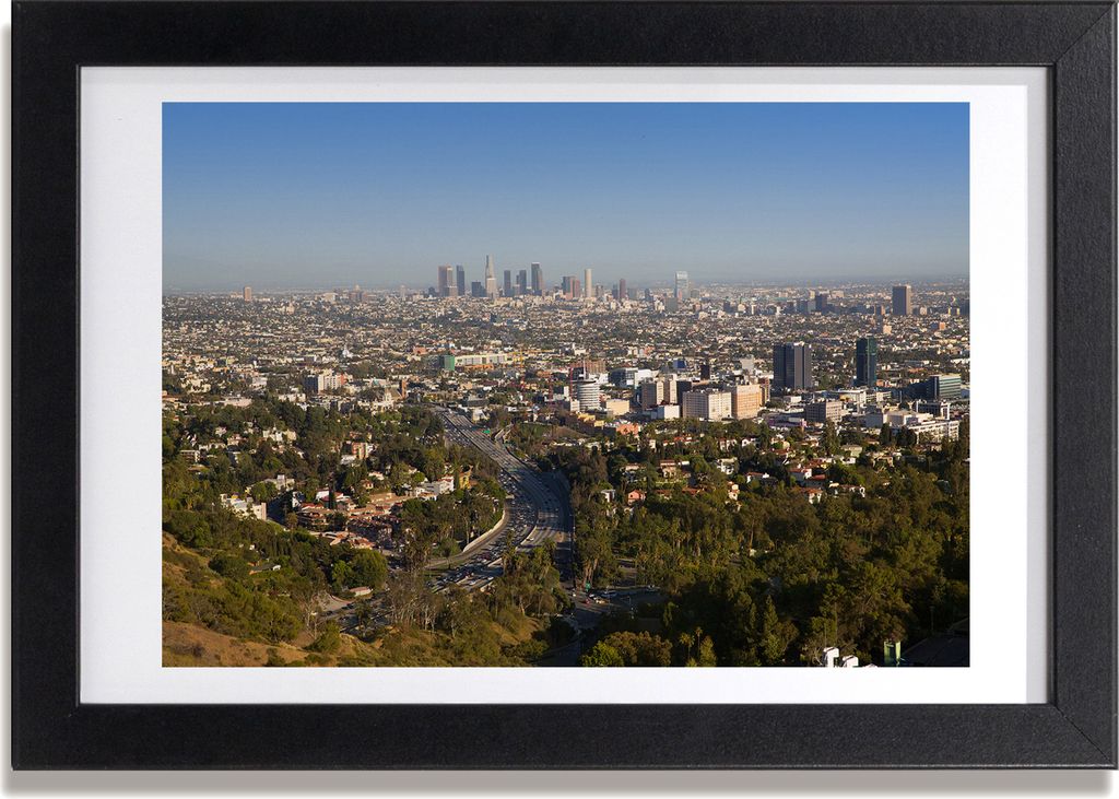 Bild 30x20 MDF-Rahmen, Wandkunst Los Angeles