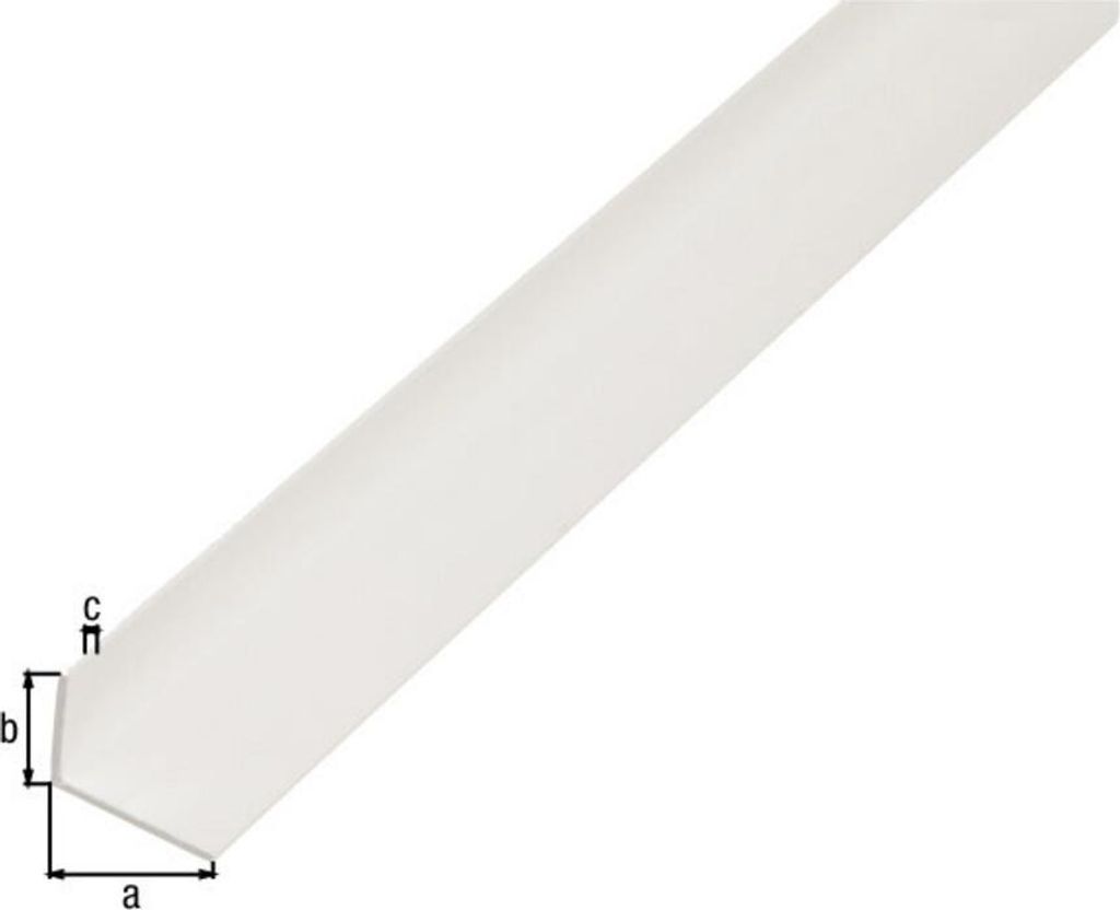 Winkelprofil KST,weiß,40x10x2/2m