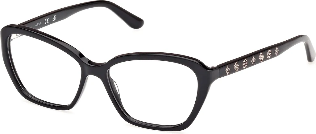 Lunettes de vue femme Guess GU50115 noir pour travail et quotidien