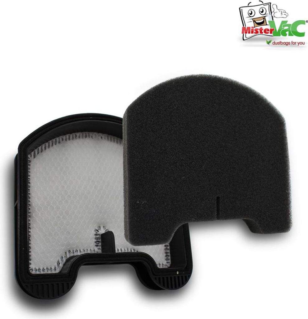 MisterVac Motorschutzfilter Ersatzfilter kompatibel mit Black & Decker BXVML700E