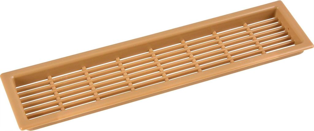 Lüftungsgitter Abluftgitter Möbelbeschlag 230 x 69 mm Produktbild 