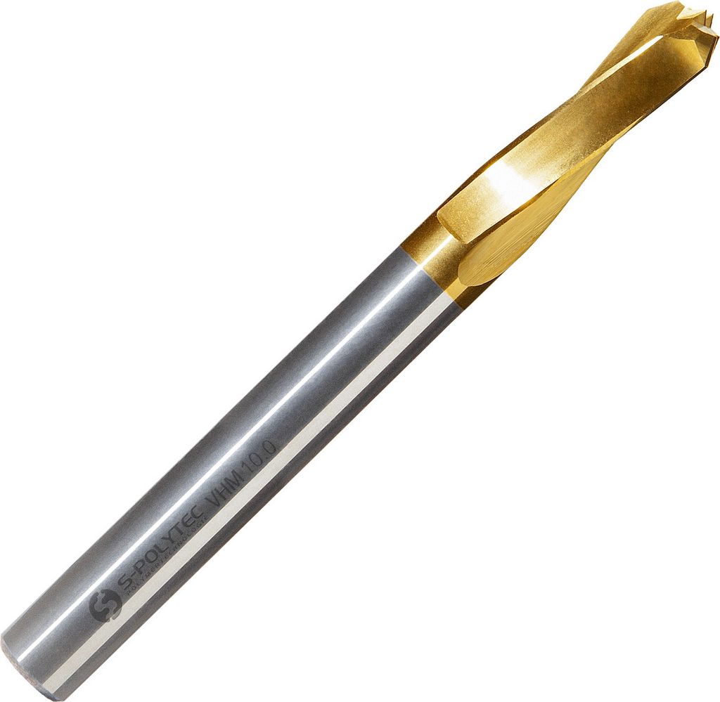 Ø 10mm, VHM- Bohrer | GERMANY | Ultrahart für HPL-Platten, Eternit, Glas uvm.