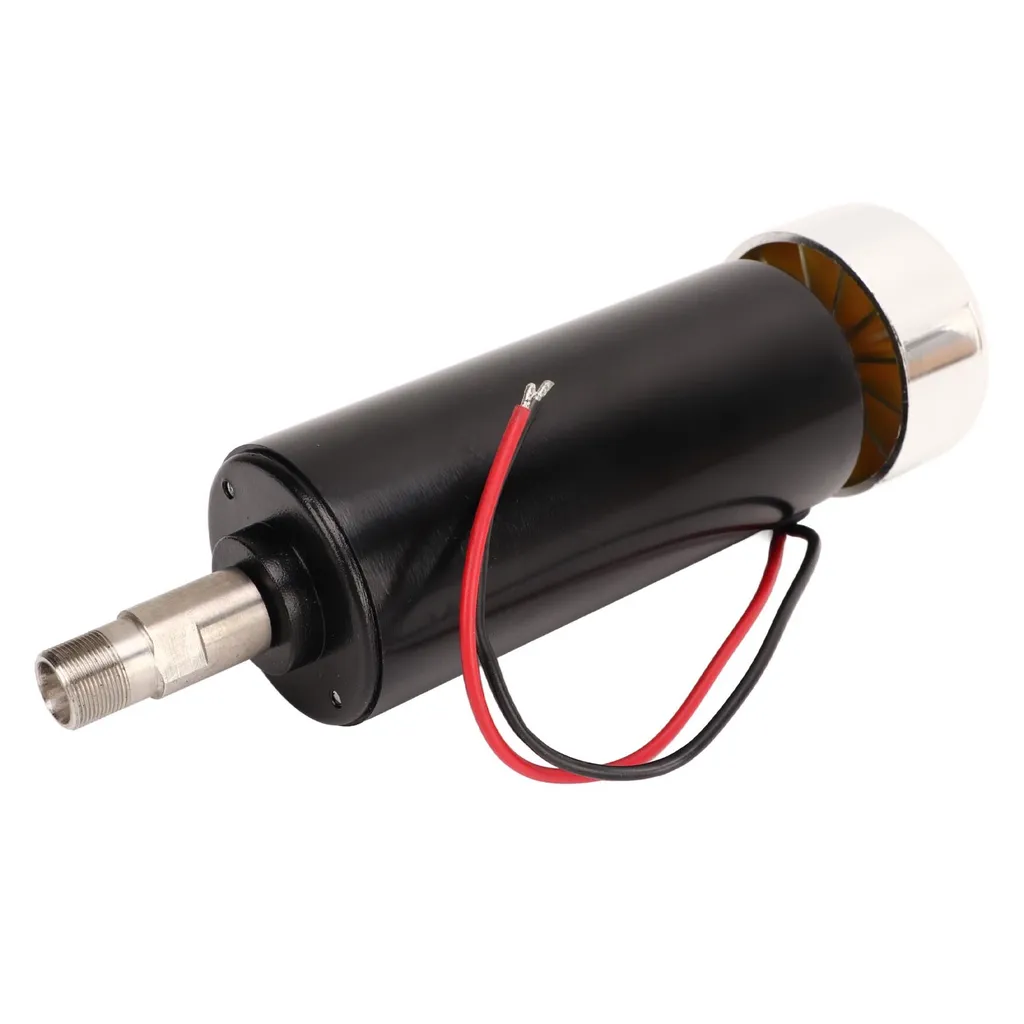 Moteur de broche CNC 48V DC refroidi par air pour machine de gravure - 2