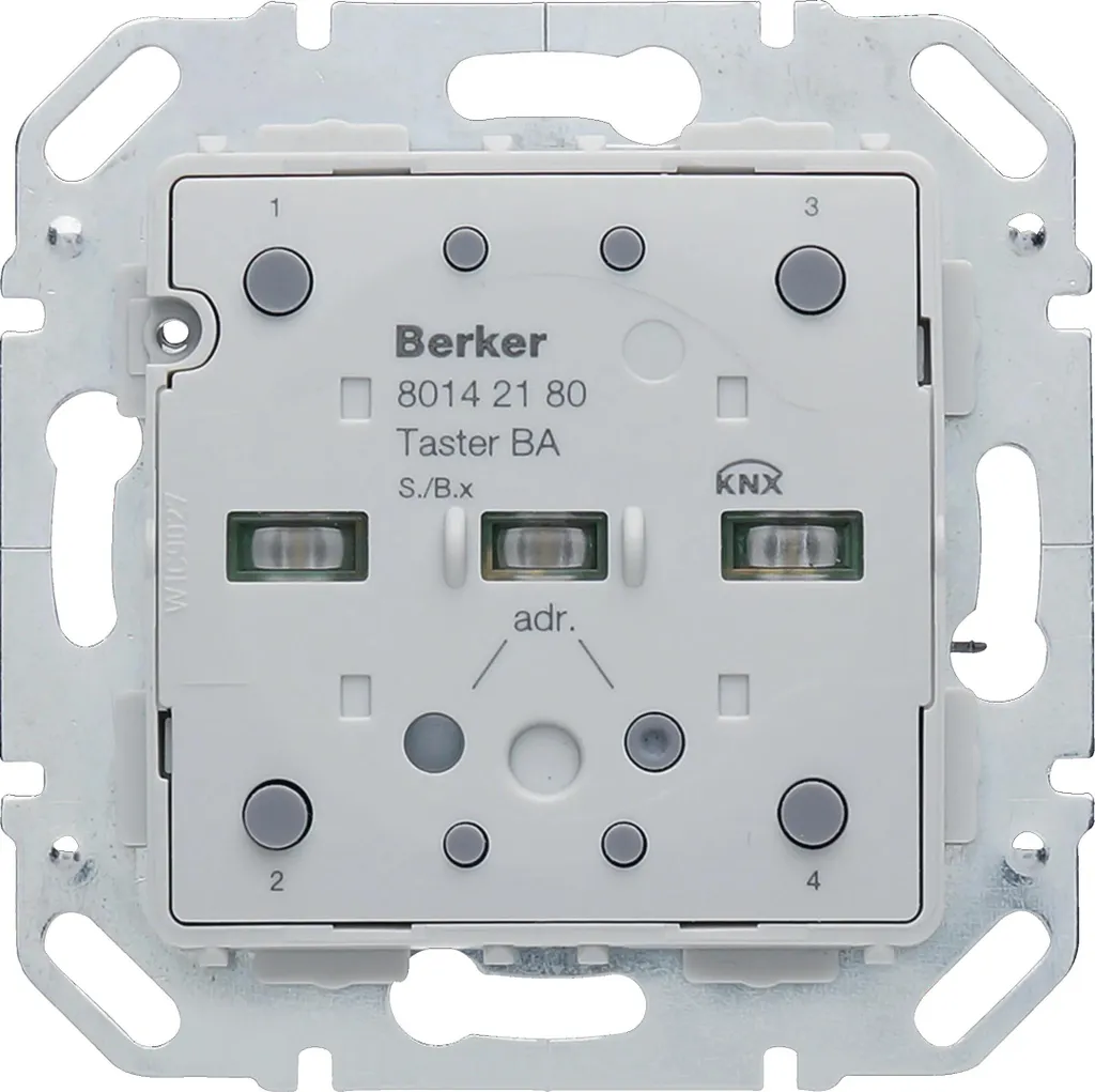 Module de touche KNX Berker 2 voies S.1/B.x : Solution Commande Murale