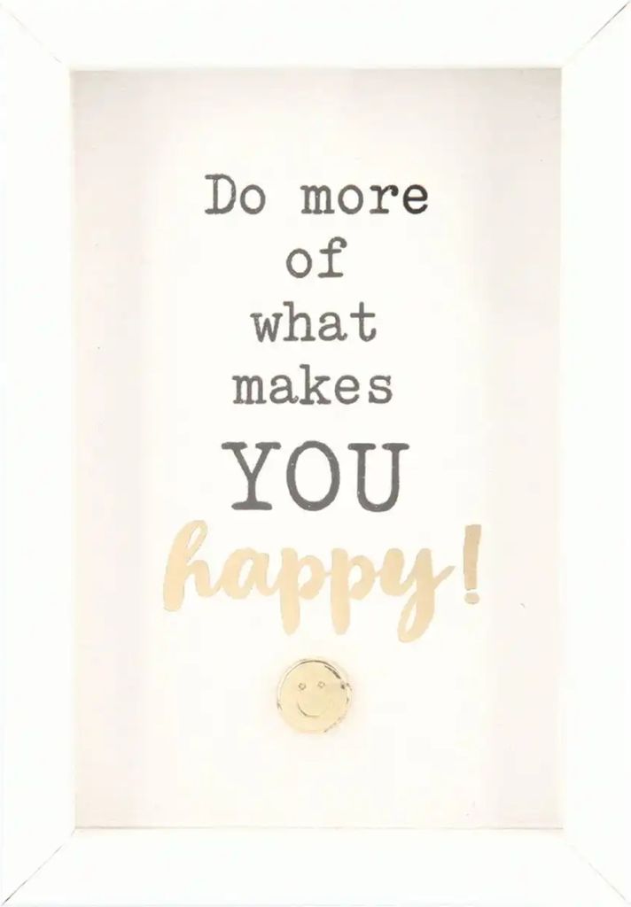 Depesche Komplimente im Bilderrahmen, klein : Do more of what makes YOU happy! Komplimente im Bilderrahmen, klein: Do more of what makes YOU happy!