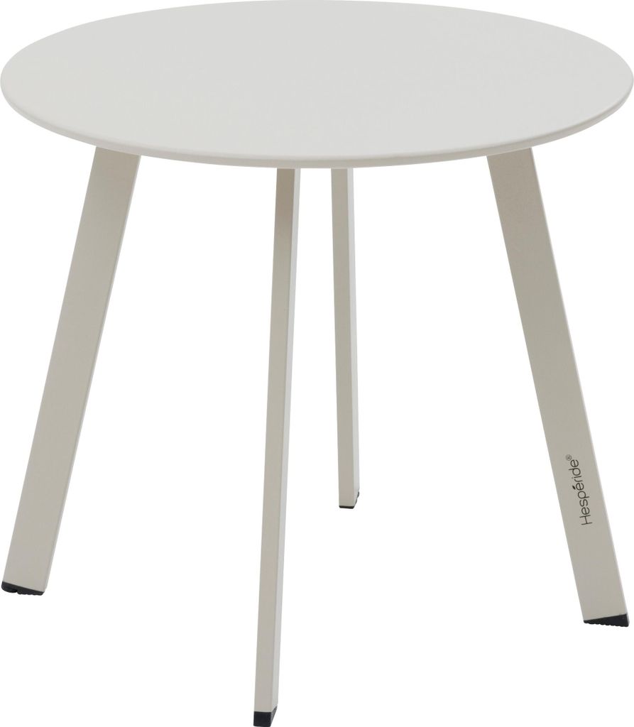 Runder gartenbeistelltisch "saona" lehm 50 x 45cm aus stahl Produktbild 