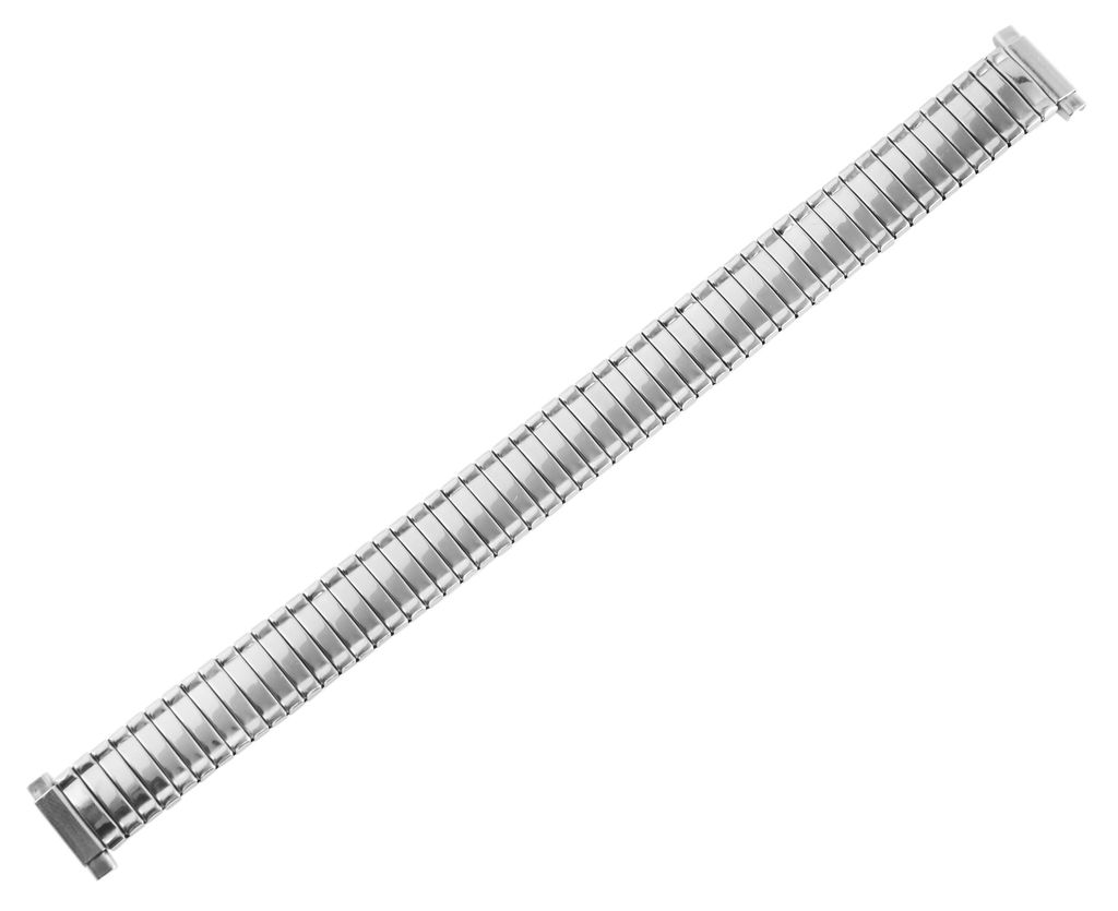 Excellanc Edelstahl Mesh Uhrenarmband Mit Hakenverschluss - Breite 16-24 Mm, Länge Ca. 17,5-19 Cm