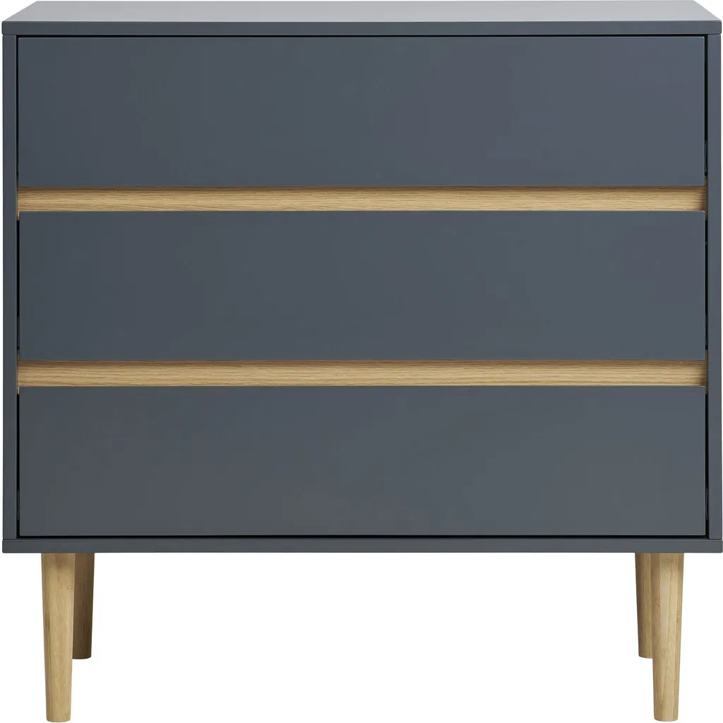 Commode de bureau 3 tiroirs anthracite Bisley pour ranger dossiers