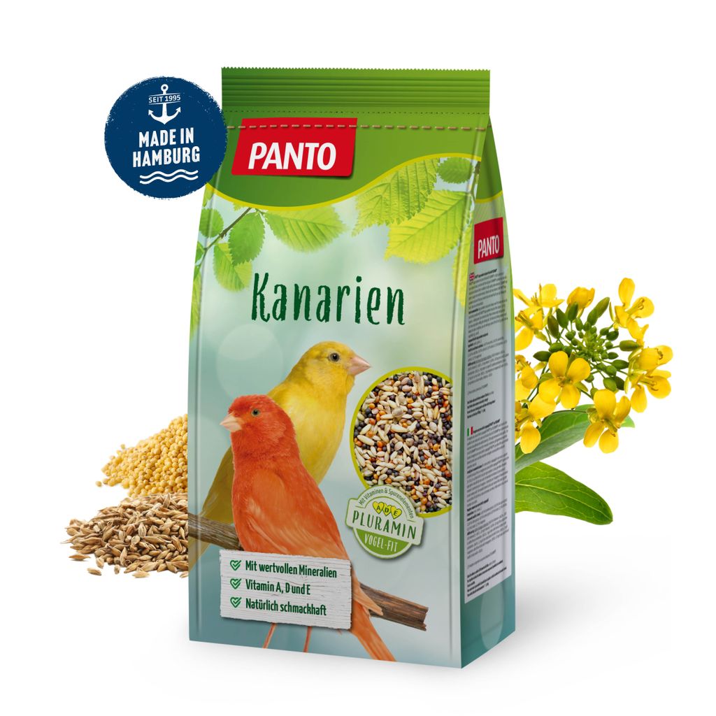 PANTO Kanarienfutter mit Pluramin® 5 x 1kg - Produktbild 