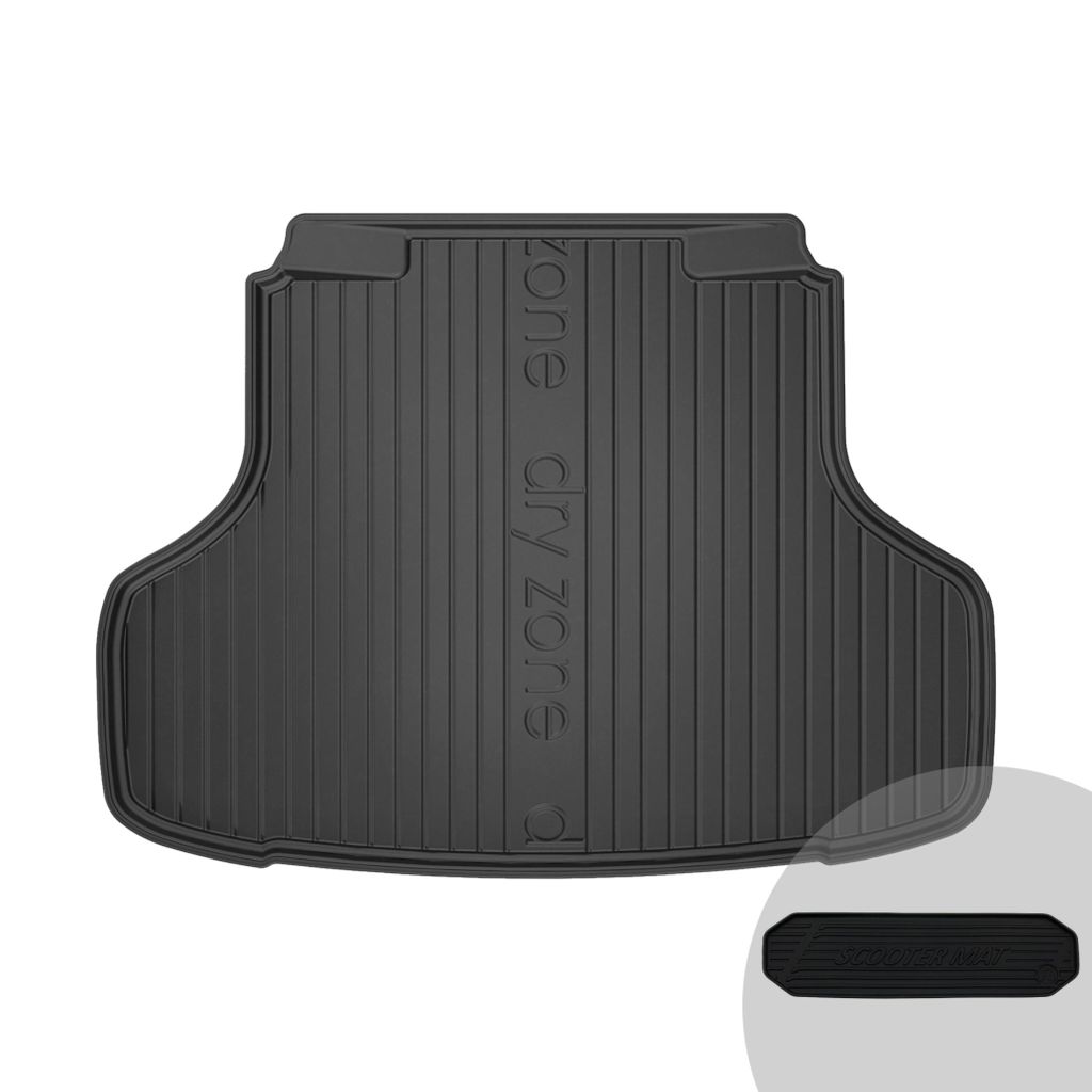 FROGUM Gummi Kofferraummatte Kofferraumwanne für Volvo S40 I 1995-2004