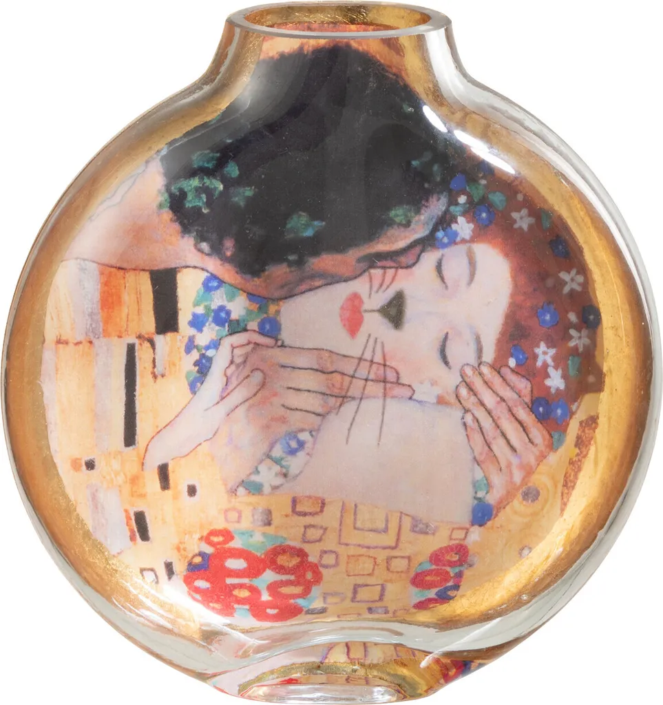 Petit Vase Décoratif Les Chartistes J-Line Style Peinture Célèbre