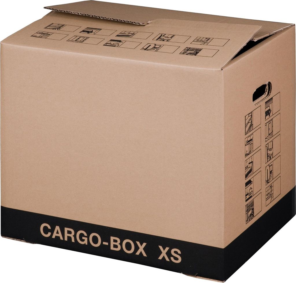 smartboxpro Umzugskarton "CARGO-BOX XS", braun Zdjęcie produktu