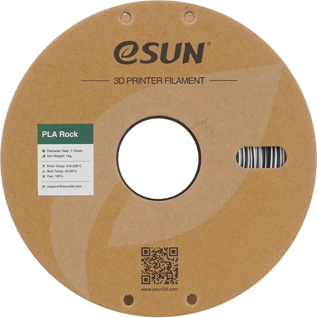 PLA-Rock eSUN Porphyre Tigré 1kg - Finition Mate et Texture Rocheuse