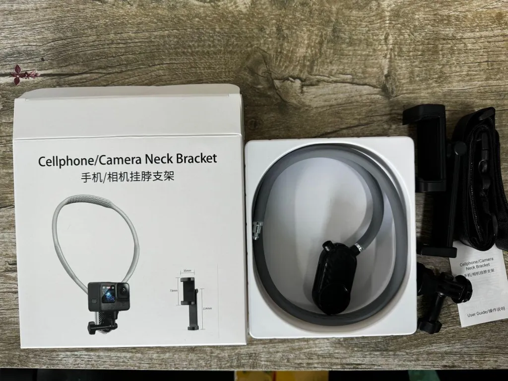 Solution Vidéo Mains Libres : Support de Cou Antichoc pour Smartphone POV