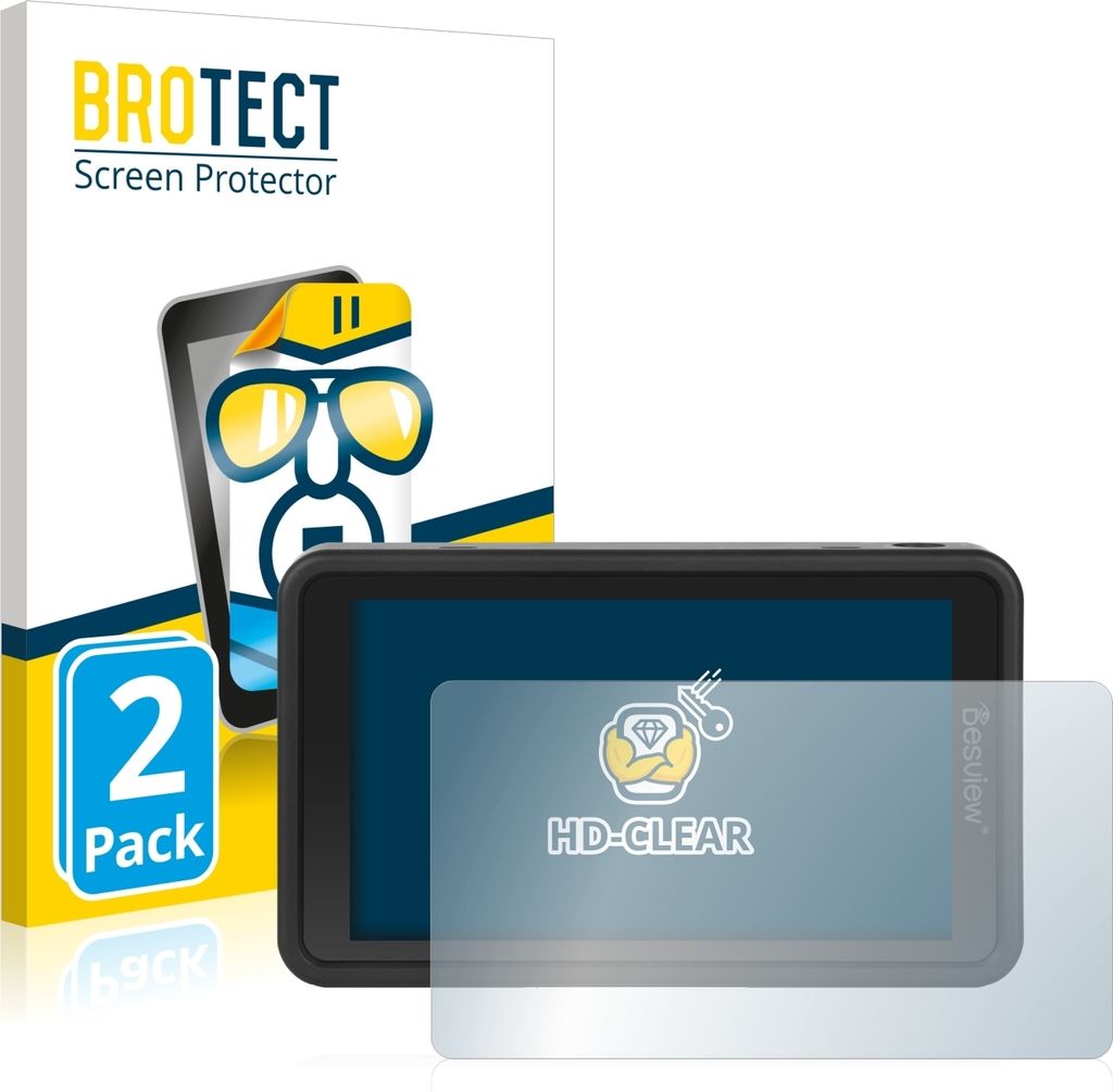 2x Für Desview R5 5.5" Schutzfolie BROTECT Displayschutz Display Schutz Folie Klar Transparent