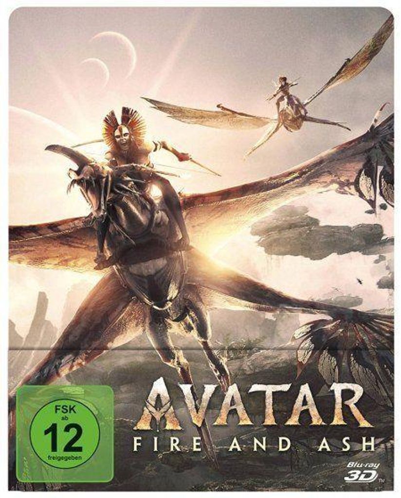 Avatar: Fire and Ash 3D (3D/2D, Limited Steelbook) Produktbild 