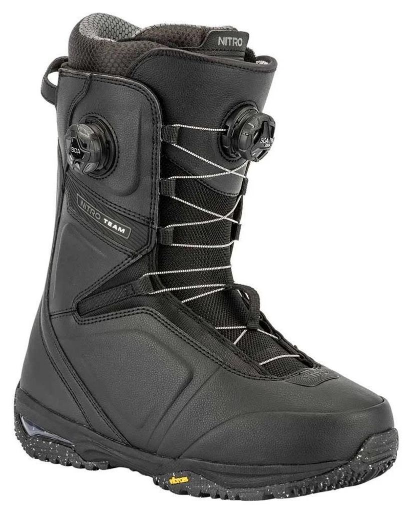 Scarponi da snowboard Nitro Team Boa, colore nero, taglia Immagine del prodotto 