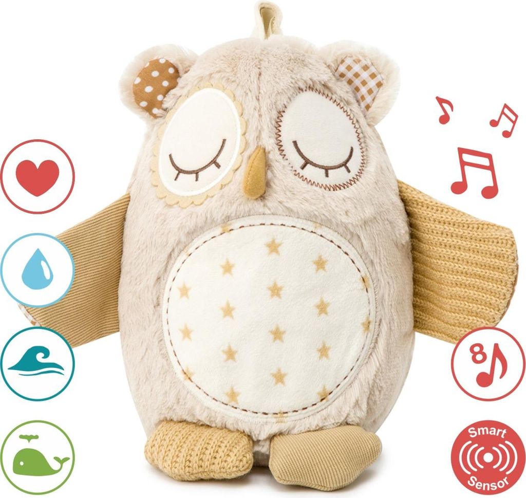 Cloud B® Nighty Night Owl Smart Sensor™ - Gufo rumoroso con Immagine del prodotto 