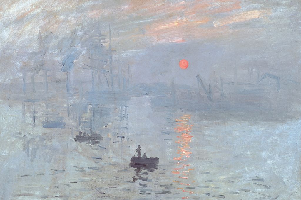 Claude Monet Kunstdruck Bild - Impression, Sonnenaufgang, 1872 (80 x 120 cm)
