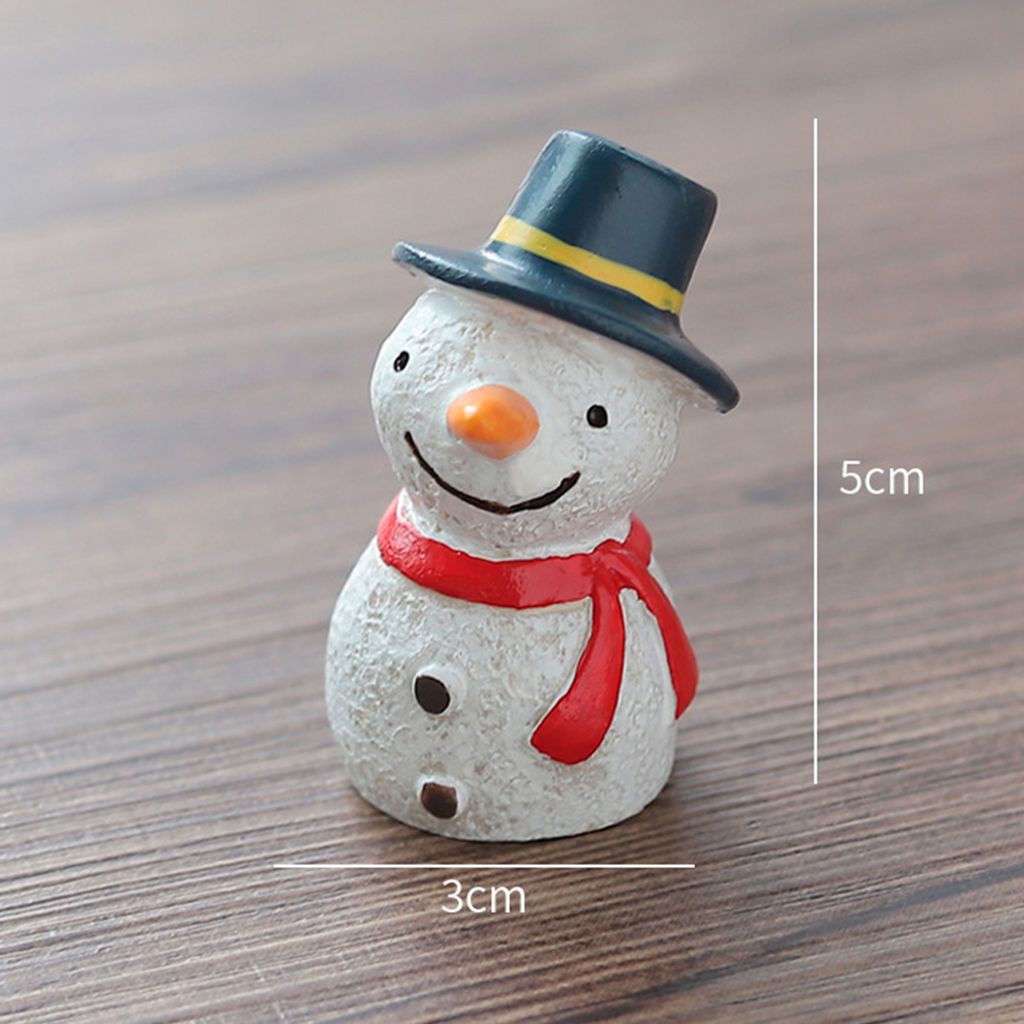 Cartoon Affe Santa Elch Harz Ornament Figur Weihnachtsdekoration Kinder Spielzeug