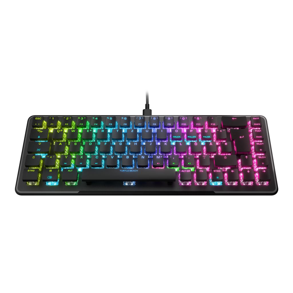 Turtle Beach Vulcan II Mini Black, Red Switch, DE Layout Produktbild 