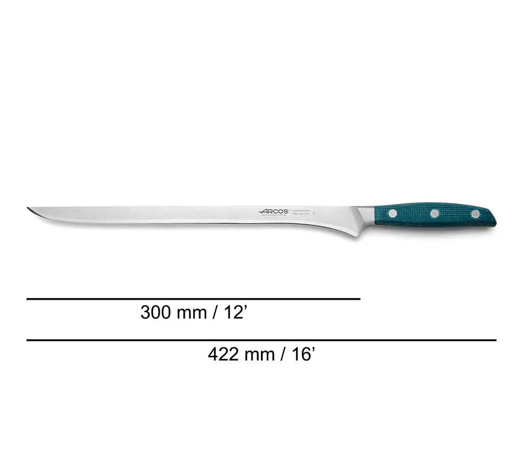 Arcos Brooklyn: Il Coltello per Prosciutto Elegante in Micarta Blu - 2
