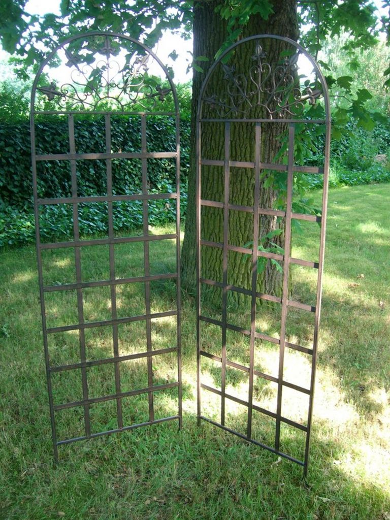 Prächtiges Rankgitter Rankhilfe Rankzaun Eisen 185 x 58 cm