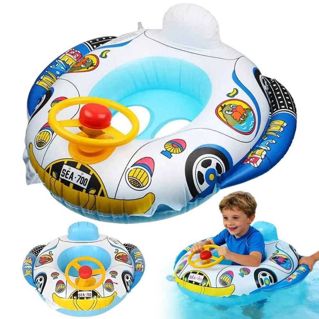 Kinder Schwimmsitz Aufblasbar Babyschwimmring Schwimmhilfe Produktbild 