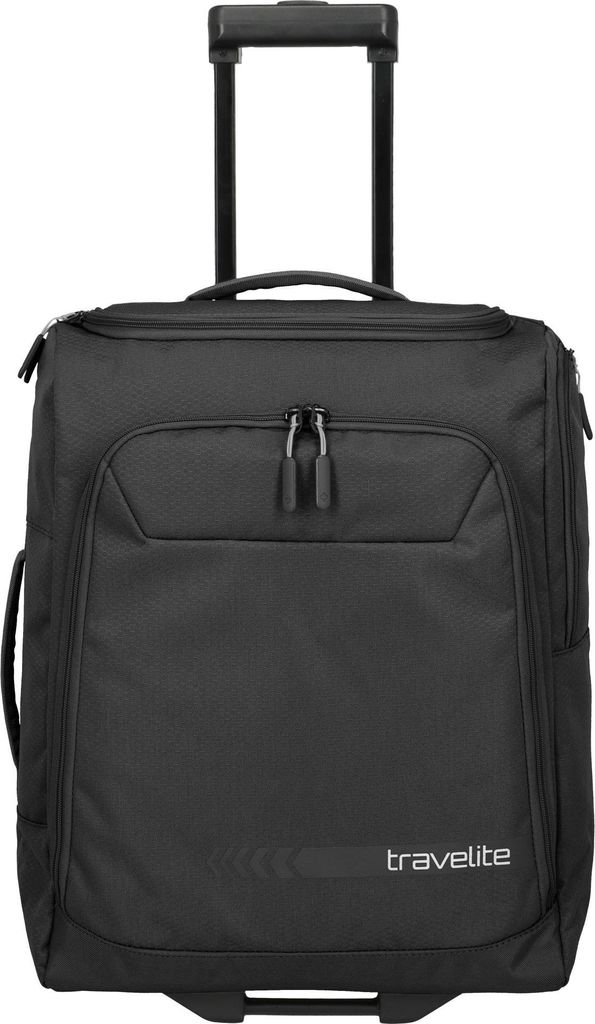travelite Reisetasche Trolley Kick Off Wheeled Duffle Black Produktbild 