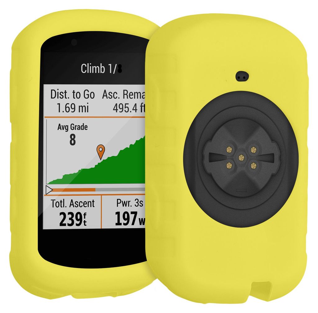 kwmobile Hülle kompatibel mit Garmin Edge 530 - Silikon GPS Fahrrad Case Schutzhülle