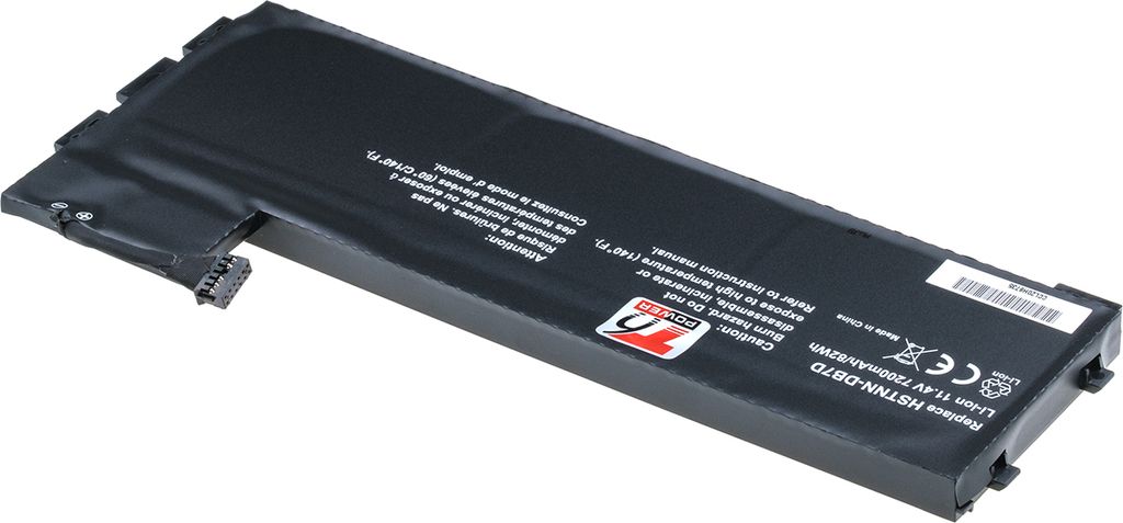 Akku T6 Power HP ZBook 15 G3, ZBook 15 G4, 7200mAh, 82Wh, 9Zellen, Li-ion