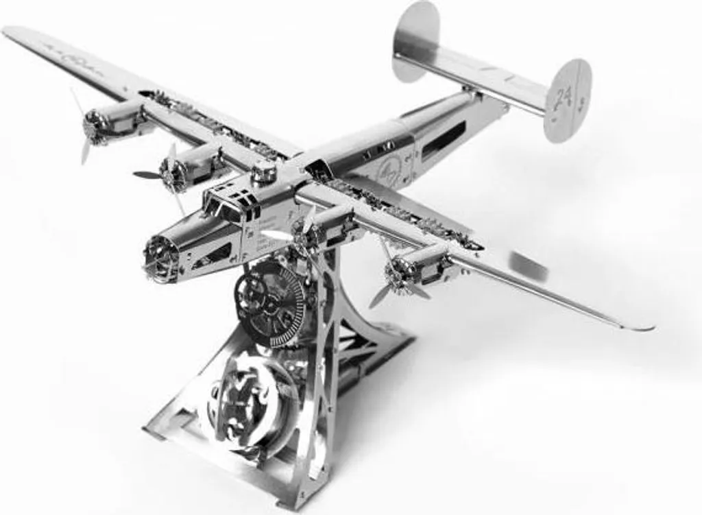 Maquette d'avion B-24 Liberator en métal kit de construction adulte