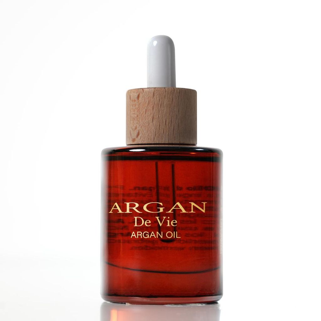 Argan De Vie - Arganöl pur 100 Prozent 50 ml - Gesichts und Haaröl mit Vitaminen A E F feuchtigkeitsspendend und pflegend