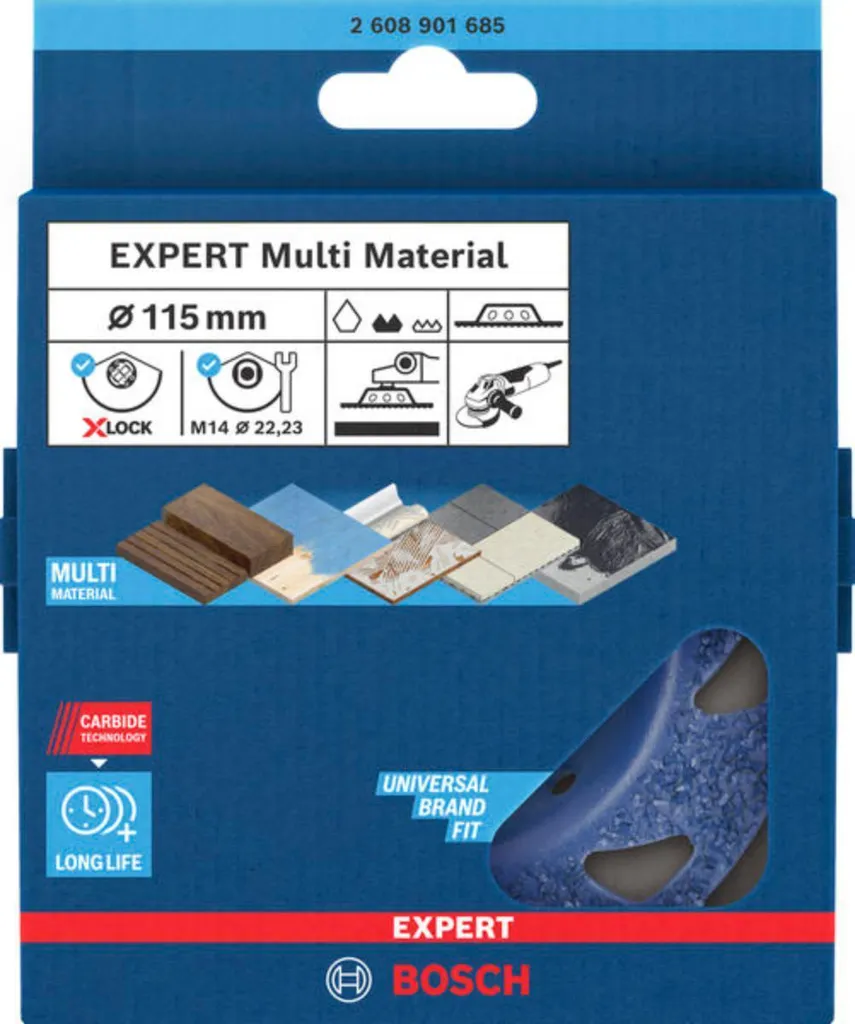 Meule boisseau EXPERT Multi Material Carbide X-LOCK 115 mm 22,23 mm - 2