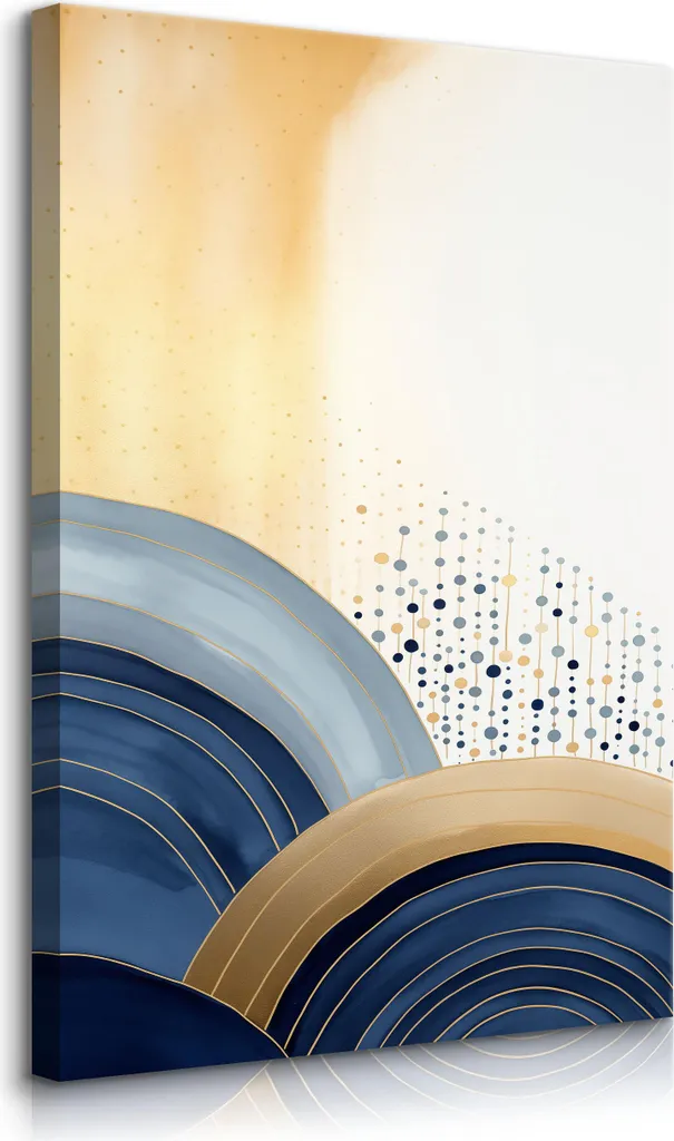 Muralo Tela Sala Pranzo 80x120 - Geometrie Boho Alta Qualità