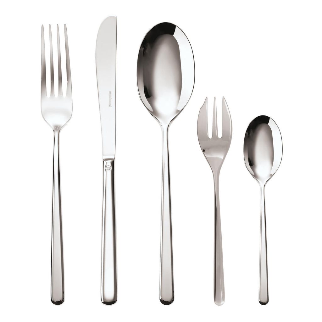 Sambonet 52513-N1 - Besteck 30-tlg Vh. Linear Edelstahl 18/10, Silber
