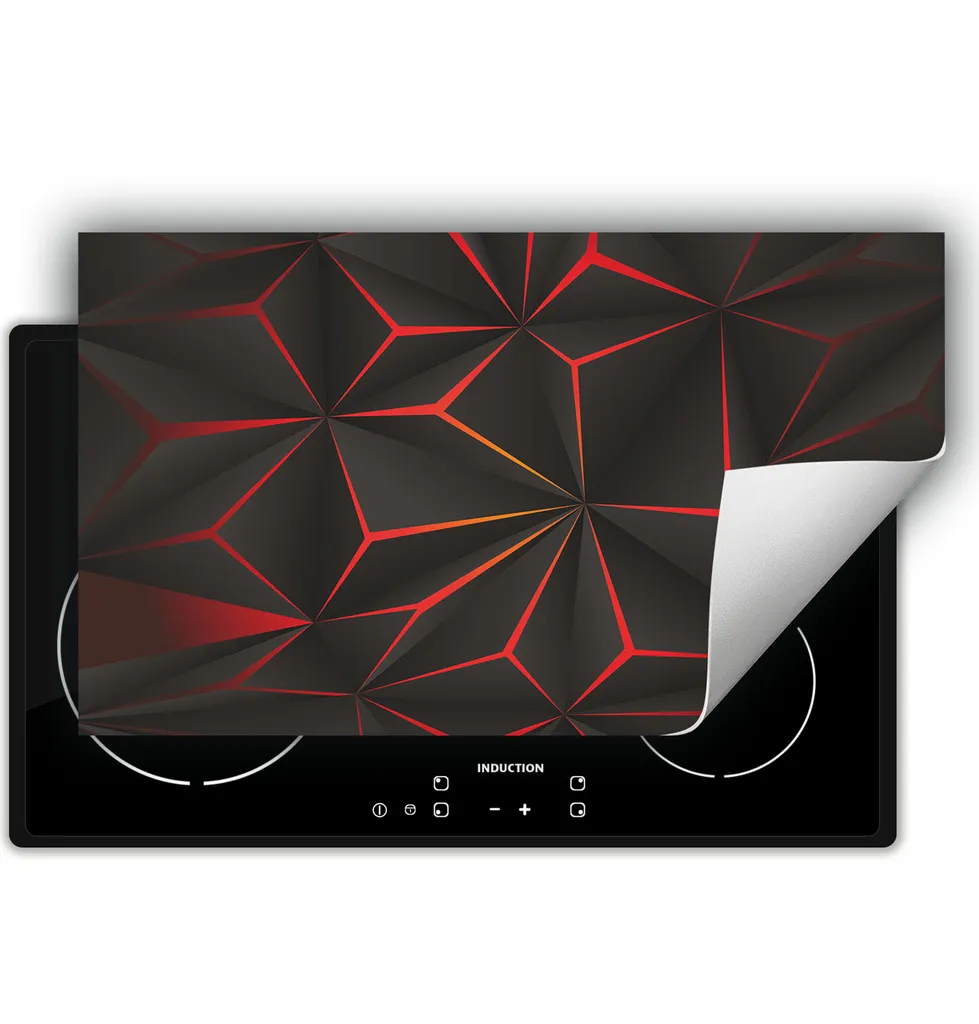 DarHaus Piastra Copertura 90x52 cm | Tappetino Induzione Antiscivolo 3D