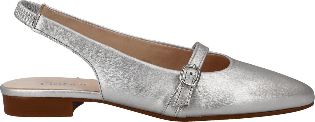 Gabor Fashion Damen-Sling Silber, Farbe:multicolor, UK Größe:41/2