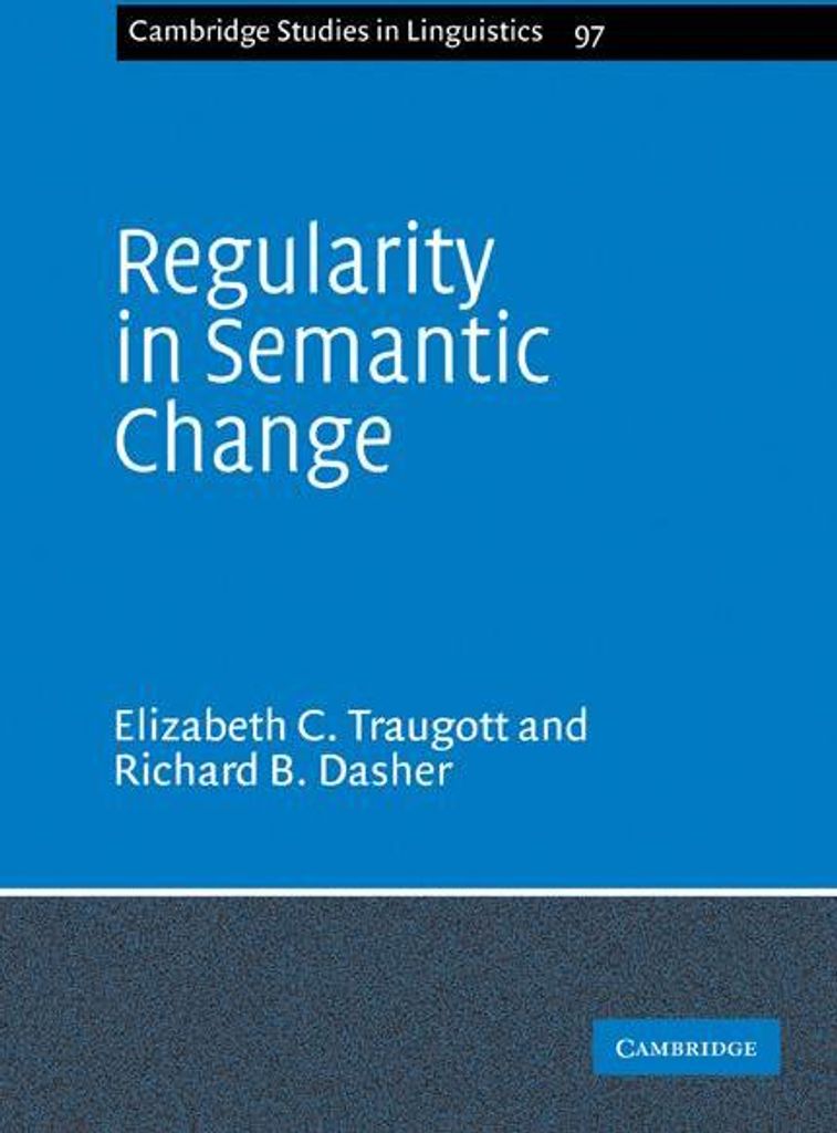 Regularity in Semantic Change
