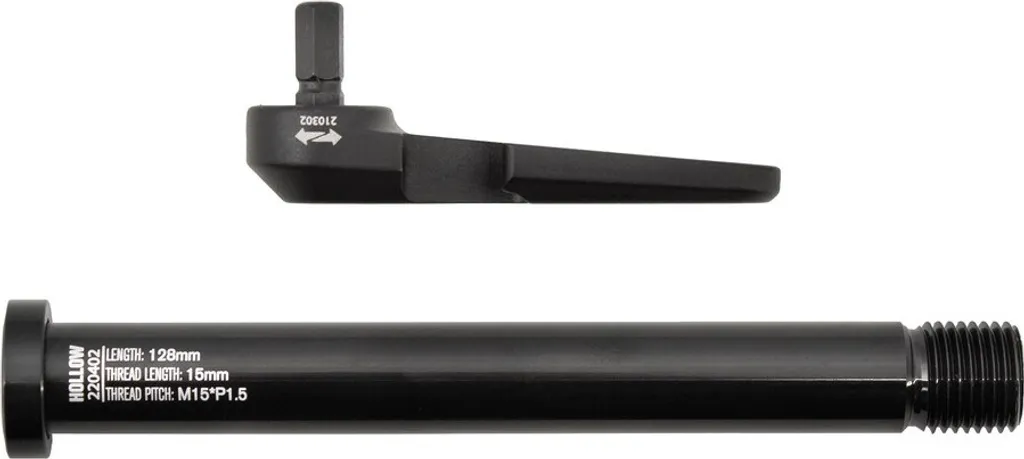 Kit d'axes avant Winora RADIUS avec levier de serrage pour vélo cargo