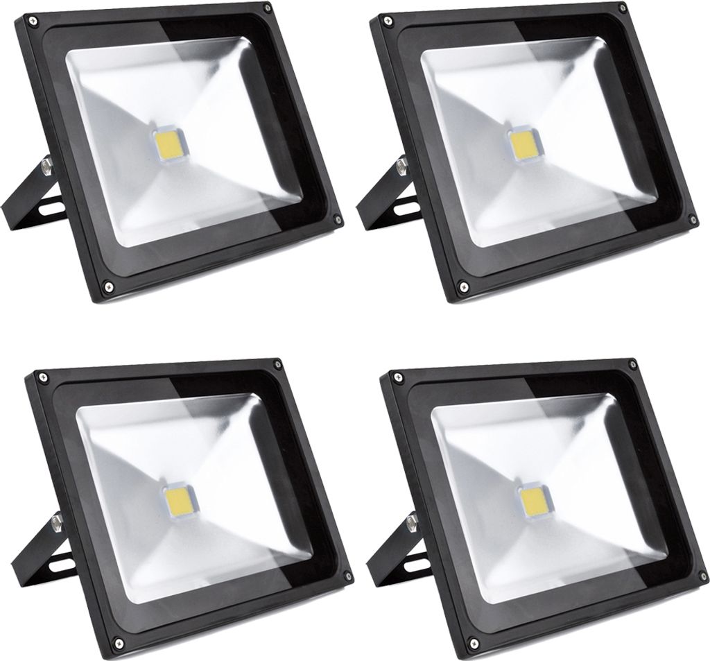 4pcs 50W LED Fluter Strahler,Greenmigo IP65 Wasserdicht Produktbild 