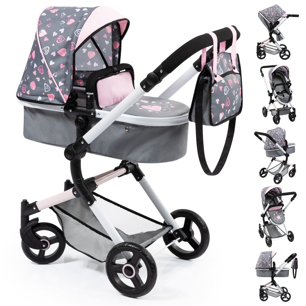 Wózek dla lalek Bayer Design Combi Neo Vario szary Obrázek produktu 