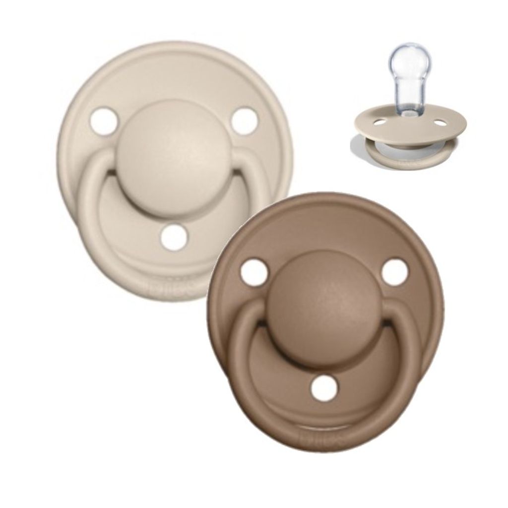 Bibs Schnuller - De Lux 2er Pack - Silikon - Vanilla