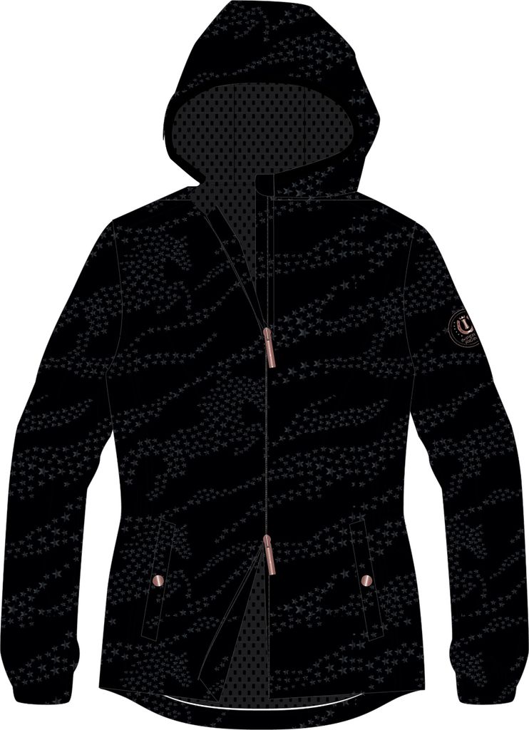 Imperial Riding Regenjacke Damen IRHCarly FS 2022 Black AOP XS