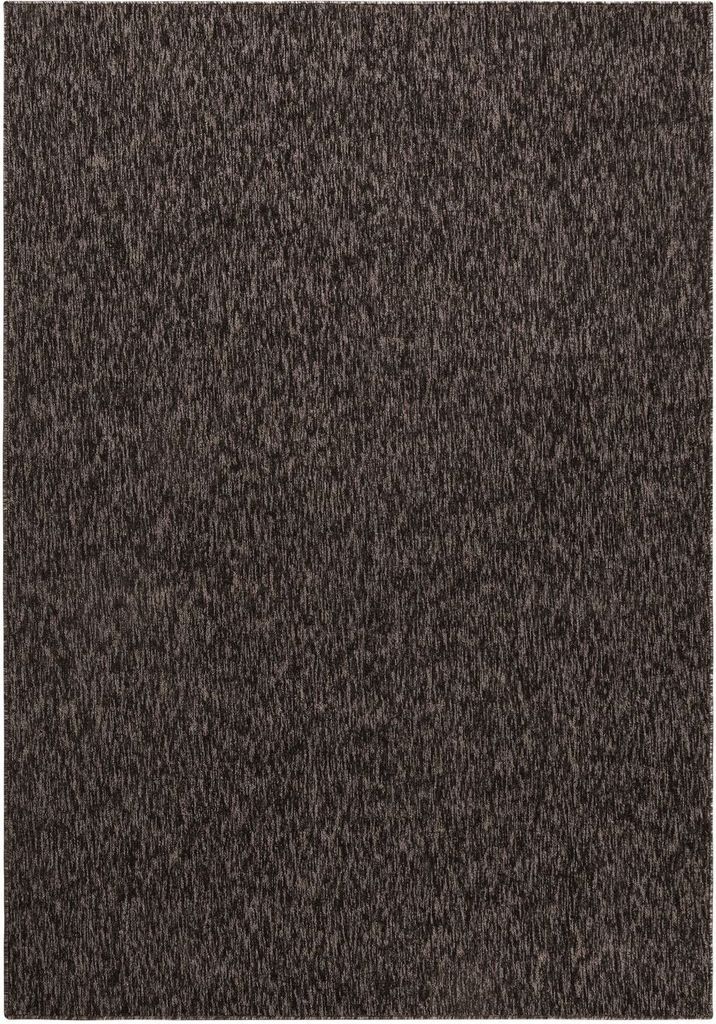Kurzflor Teppich Neva Läufer, Farbe: Braun, Größe:80x150 cm
