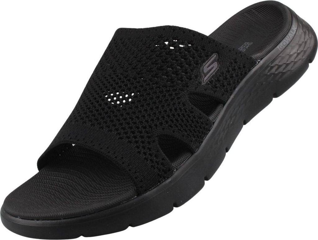 Skechers Go Walk Flex Sandal - Elation Open Teen - Zwart - Maat 38